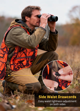 CVLIFE zippered pockets featuring side waist drawcords easy waist tightness adjustment Large