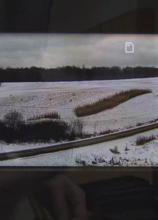 The video is to show the night vision scope