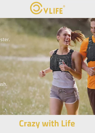 CVLIFE Outdoor Chest Bag Adjustable Running Vest Bag