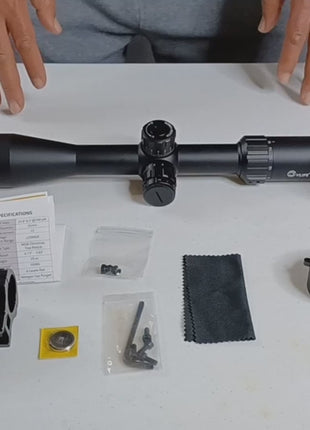 The video is to show how the BearPower 6-24x50 FFP scope is adjusted