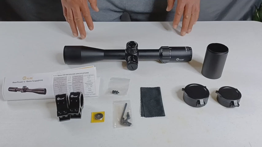 CVLIFE BearPower 4-16x44 FFP Scope