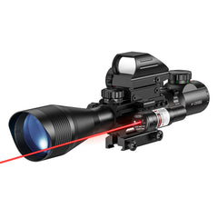Rifle scope with rangefinder