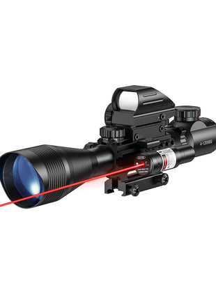 Rifle scope with rangefinder