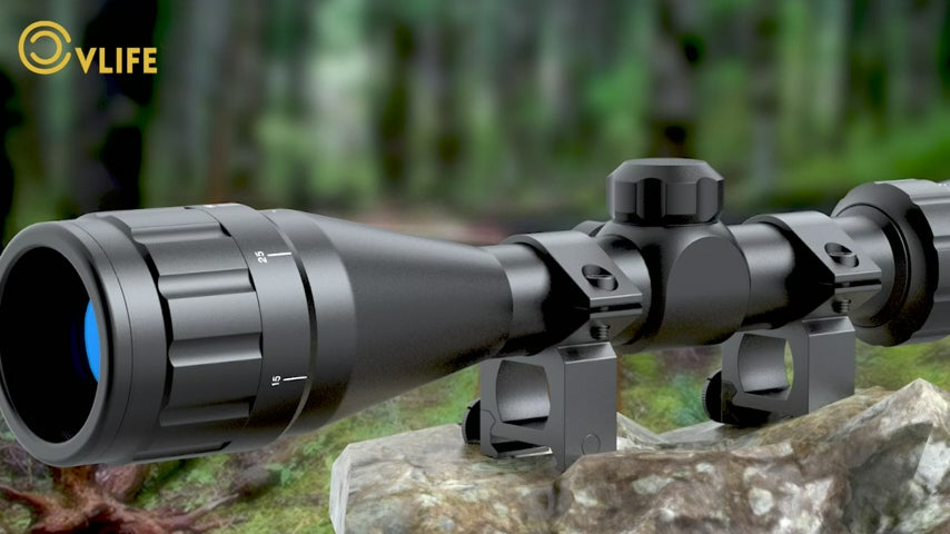 CVLIFE FoxSpook 3-9x40 AO Optics R4 Reticle Crosshair Scope